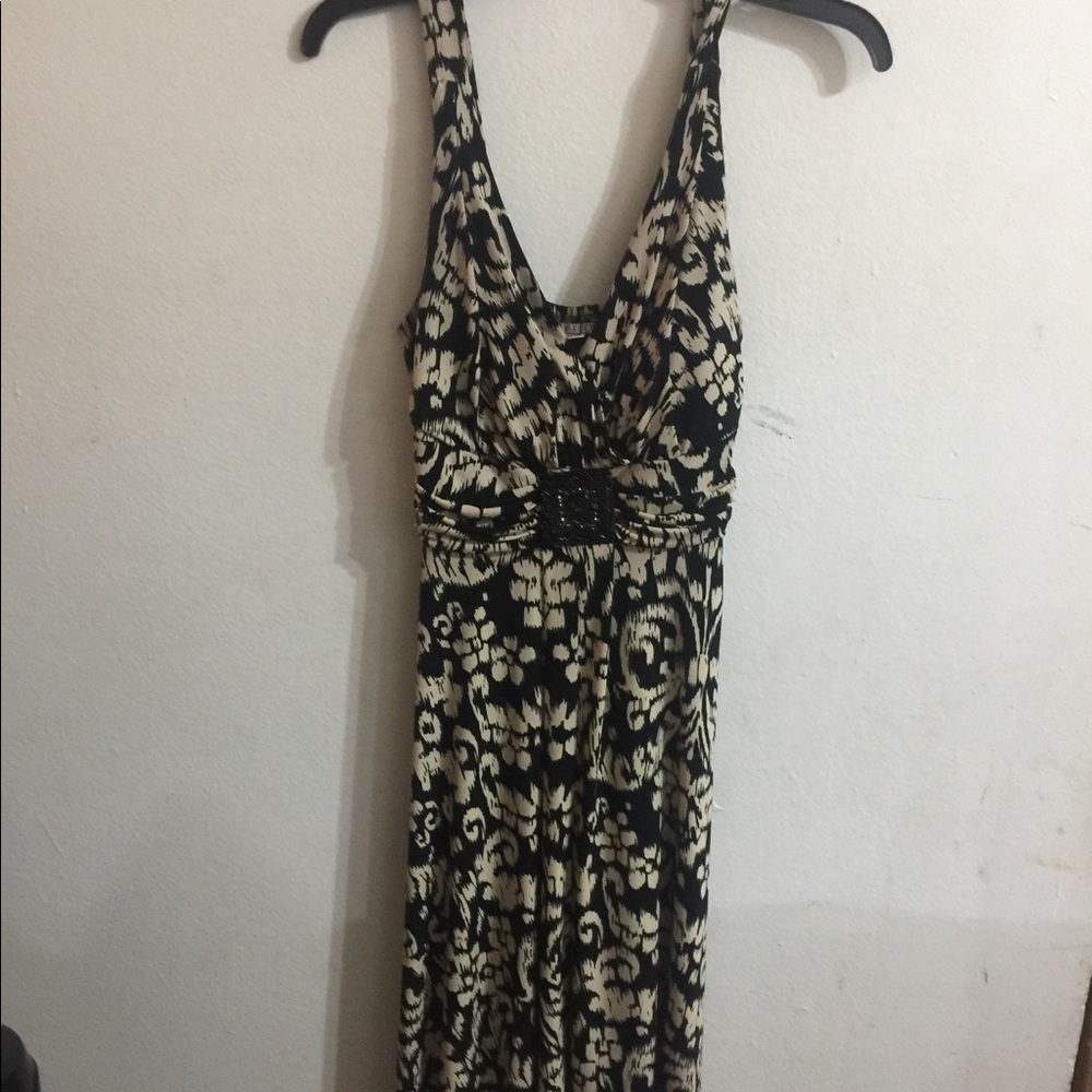 Very Awesome dress black and foam color